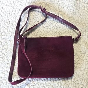 Old Navy Deep Burgundy Crossbody Bag